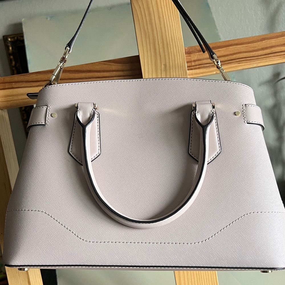 Michael Kors Women's Light Gray Satchel - Picture 3 of 13